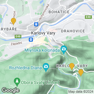 Térkép Karlovy Vary
